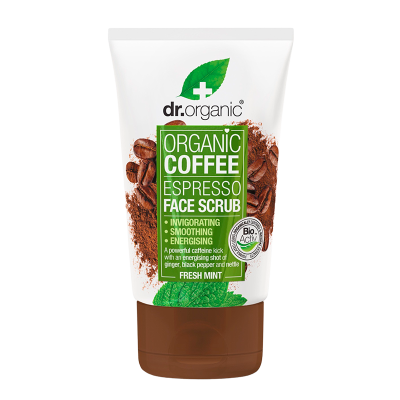 Dr. Organic Face Scrub Espresso Fresh Mint (125 ml)
