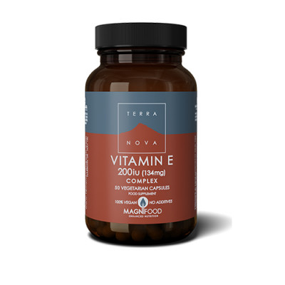 Terranova Vitamin E 134 mg complex (50 kap)