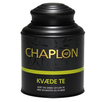 Chaplon Kvæde sort/grøn te dåse Ø (160 g)