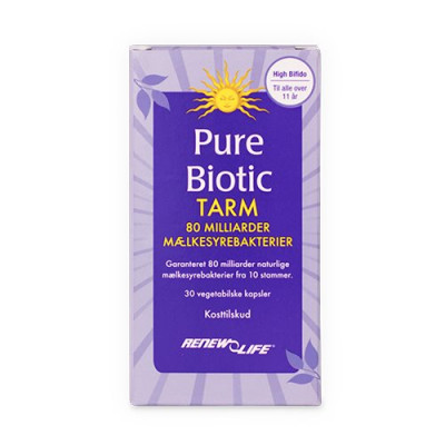 Pure Biotic Tarm 80 mia. mælkesyrebakterier - Renew Life