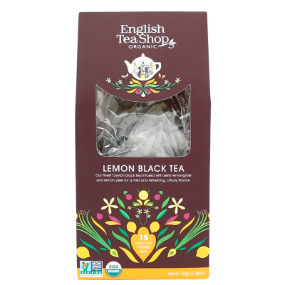 English Tea Shop Lemon Black Tea Ø (15 stk)