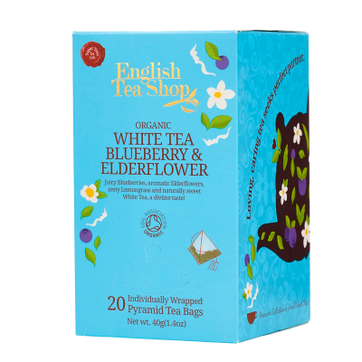English Tea Shop White Tea Blueberry & Elderflower Ø (20 stk)