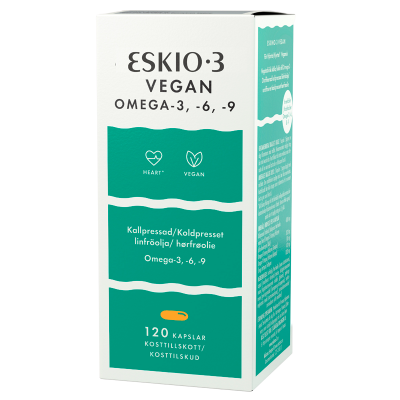 Eskio-3 Fiskeolie Vegan (120 kap)