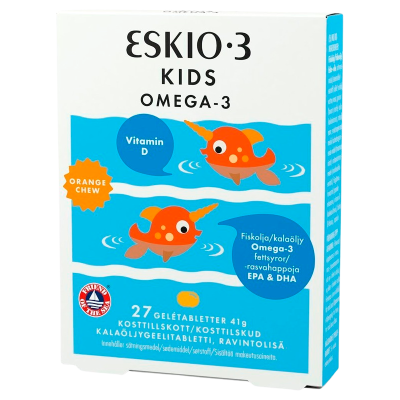 Eskio-3 Kids Chew Gele Tyggetablet (27 tab)