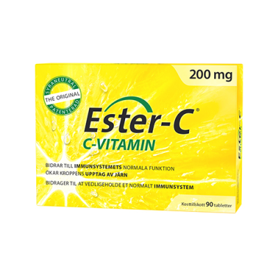 Ester-C 200mg (90 kapsler)