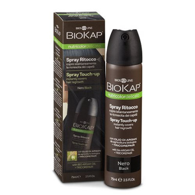 BioKap Hårfarve Black Touch-up spray (75 ml)