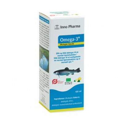 Inno Pharma Økologisk Fiskeolie (100 ml)