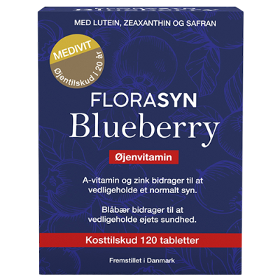 Florasyn Blueberry Øjenvitamin (120 tabl)