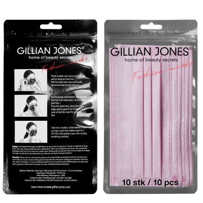 Gillian Jones Fashion Mundbind Lyserød (10 stk)