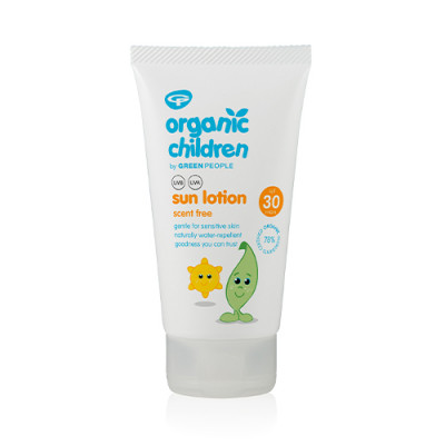 GreenPeople Children's Sun Lotion Scent Free SPF30 (150 ml)