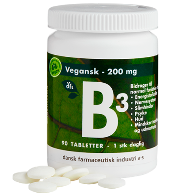 B3 Depottablet 200 mg (90 tabletter)