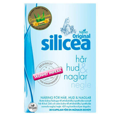 Hübner Original silicea hud, hår & negle (30 kaps)