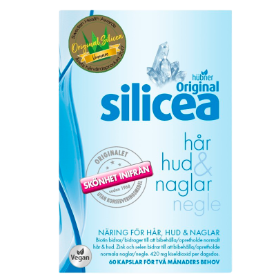 Hübner Original Silicea hud, hår & negle (60 kap.)