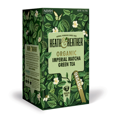 Heath & Heather Organic Imperial Matcha Green Tea (20 breve)