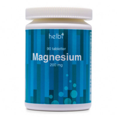 Helbi Magnesium 200 mg (90 tabletter)