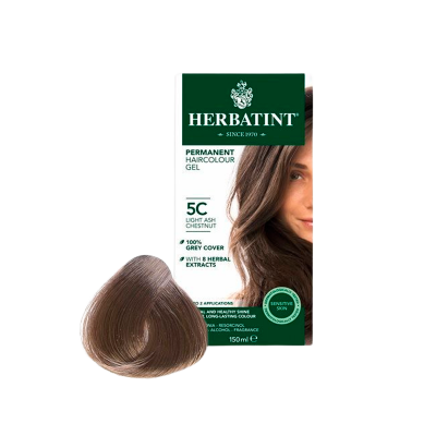 Herbatint 5C Hårfarve Light Ash Chestnut (150 ml)