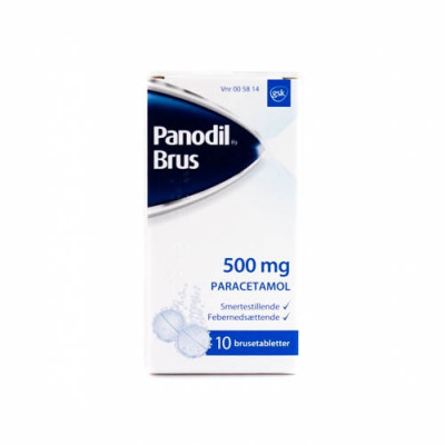 Panodil Brusetabletter 500 mg (10 stk)