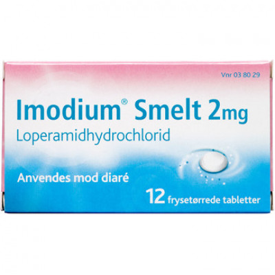 Imodium Smelte Fryse tablet 2MG (12 stk)