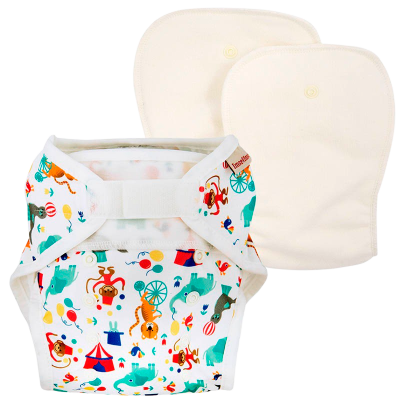 ImseVimse One Size Diaper W. Inserts Circus (1 stk)