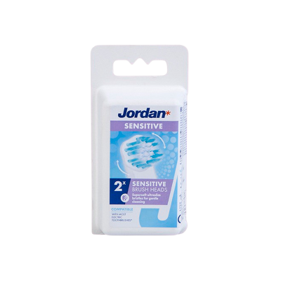 Jordan Sensitive Brush Heads (2 stk) (Helsebixen)