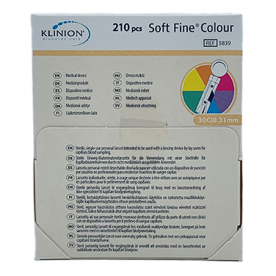 Klinion Softfine Lancet, Steril, 30G (210 stk)