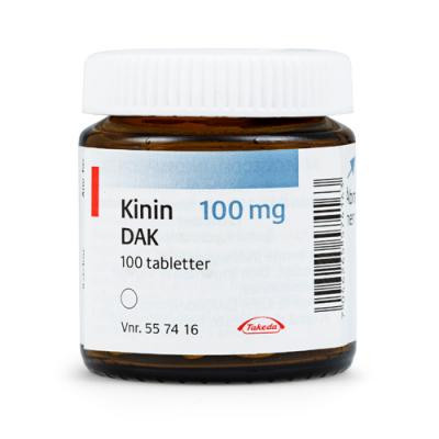 Kinin Tabletter 100MG DAK (100 stk)