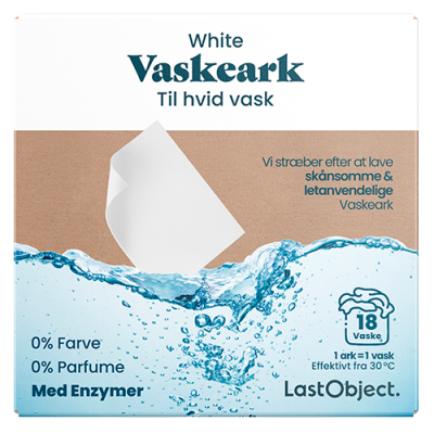 LastObject Vaskeark White (18 stk)