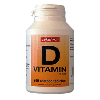 Lekaform D-Vitamin (300 tabletter)