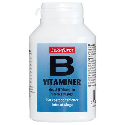 Lekaform B-Vitaminer (250 tabl)