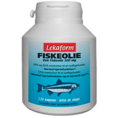Lekaform Fiskeolie (120 kaps)