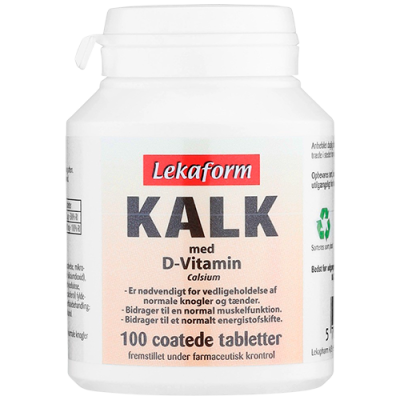 Lekaform Kalk Med Vitamin D (100 tabl)