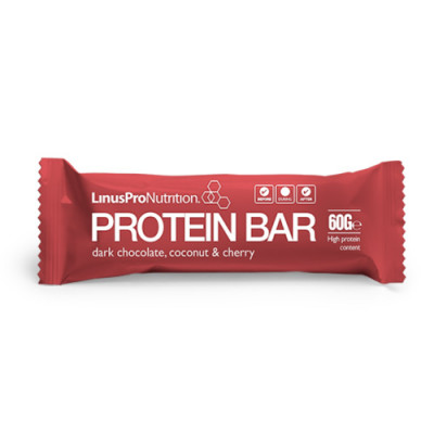 LinusPro Proteinbar Kokos/Kirsebær (60 g)