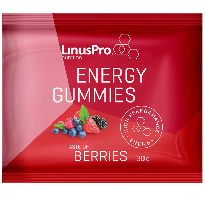 LinusPro Energi Gummies Vilde Bær (30 g)