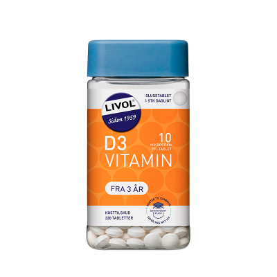 Livol Vitamin D 10 mcg (150 tabletter)