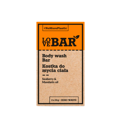 Love Bar Body Wash Bar Seaberry & Mandarin Oil (2 x 30 g)