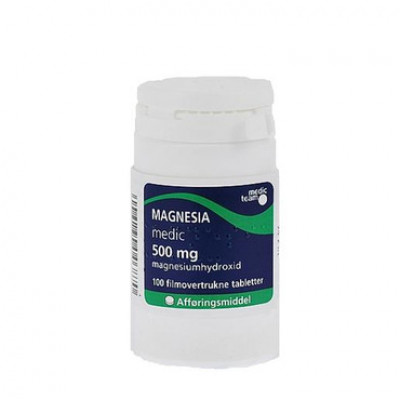Magnesia 500mg (100 stk.)