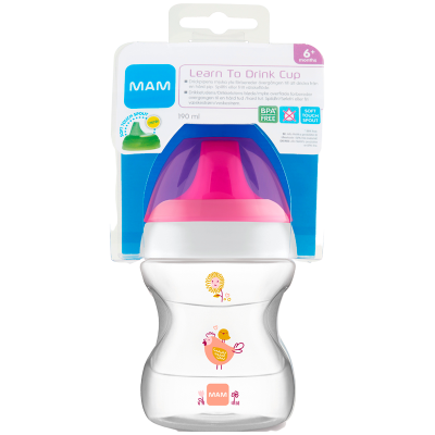 MAM Learn To Drink Cup Pink (190 ml)