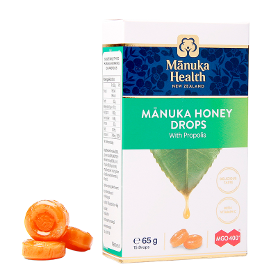 Manuka Health MGO 400+ Manuka Honey Drops Propolis (15 stk)