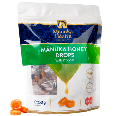 Manuka Health MGO 400+ Manuka Honey Drops Propolis (58 stk)