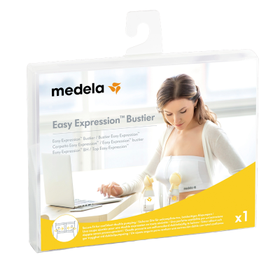 Medela Easy Expression BH Hvid - L (1 stk)