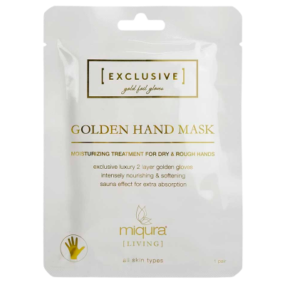 Miqura Living White Musk Golden Hand Mask (1 stk)