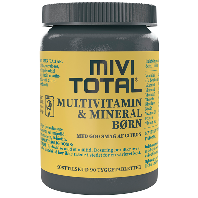 MIVITOTAL Multivitamin Børn (90 tyggetabl)