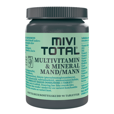 MiviTotal Multivitamin & Mineraler Mand (90 tab)