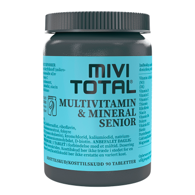 MiviTotal Multivitamin & Mineraler Senior (90 tab)
