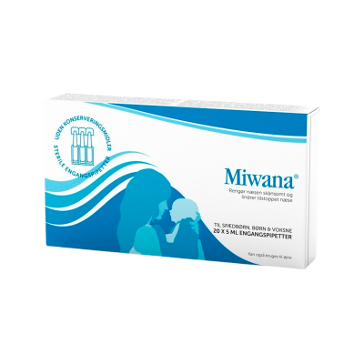 Miwana Næsedråber (20 x 5 ml)