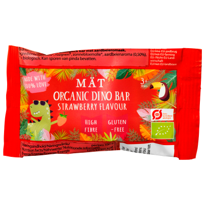 MÄT Organic Dino Bar Strawberry (1 stk)