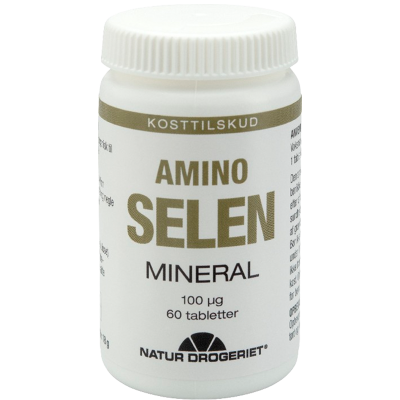 Natur Driogeriet Selen Amino 100 ug (60 tabletter)