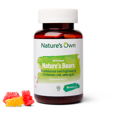 Natures Own Nature’s Bears Multivitaminer til børn 3+ (90 stk)