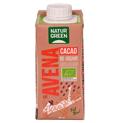 NaturGreen Cacao Havredrik m. Calcium Ø (200 ml)