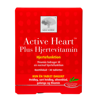 New Nordic Active Heart Plus Hjertevitamin (30 tabl)
